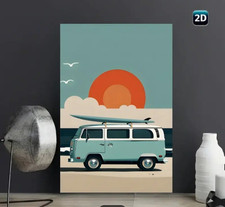 Canvas wall art VW Camper van