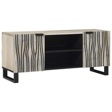 TV Cabinet Solid mango wood Entertainment Center Media Stand Home Decor  vidaXL