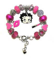 Betty Boop Bracelet Hot Pink