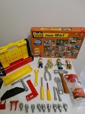 Bob the Builder Transforming Workbench Toys / 10 in 1 Puzzles / 4 Minifigures