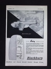 Original 1954 Advert Blackburn