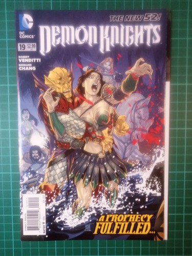 Demon knights cover - knights, a