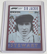 Topps  ?? Turbo Attax F1 2025 #295 Jackie Stewart Cranberry Foil Numbered /99