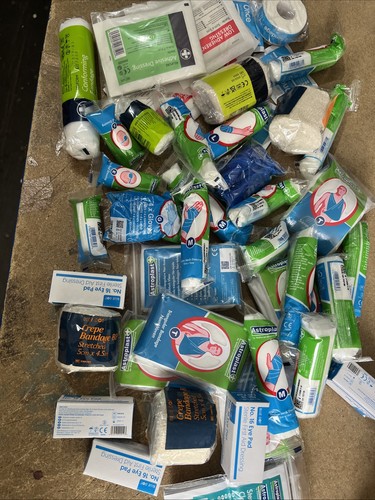 First aid training dressings - first,