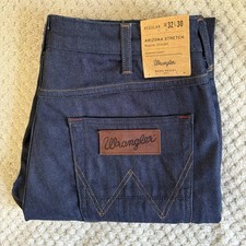 Wrangler Arizona Jeans Size W32 L30 Measures W30 L31 Dark Blue Straight Leg BNWT