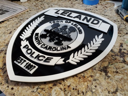 Leland sign art badge - leland,