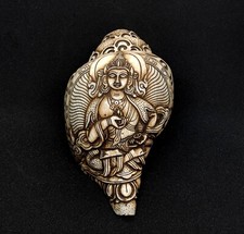 Tibetan Buddhist Ritual Conch Shell Shankha vajrasattva trumpet Blow Purpose, V1