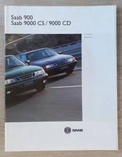 Saab 900 & 9000 Range Brochure 1994 - CS  CD  S  SE  Aero  Griffin