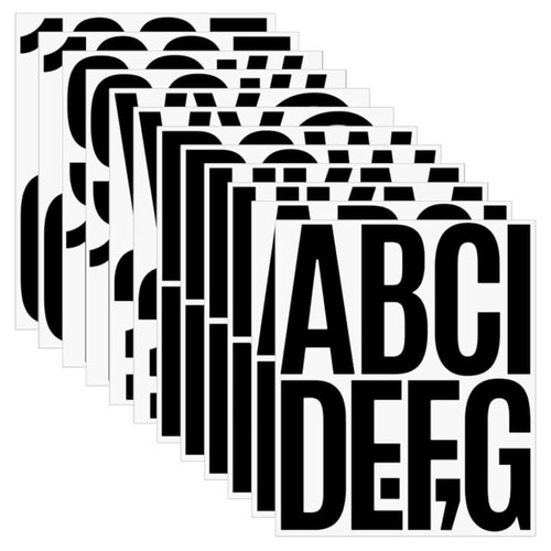 Inch vinyl letters stickers - inch,
