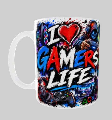 Gamer life 11oz mug gaming - life,