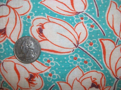 Vintage cotton full feedsack - vintage,