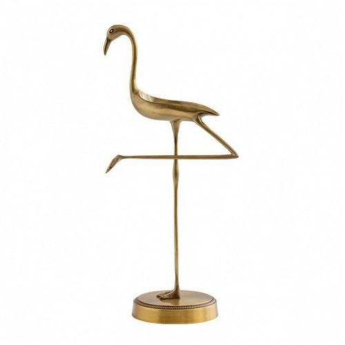 Brass towel and tissue rack - and,