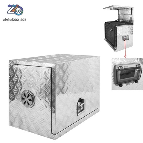 Aluminium generator box - aluminium,