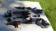 Vintage Gearbox Job Lot British Motorcycle 4 speed Villiers Greeves gears Shafts