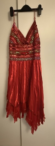 Striking red dress one size - one,