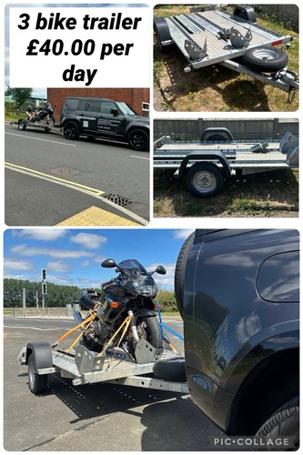 Motorcycle trailer hire - trailer,