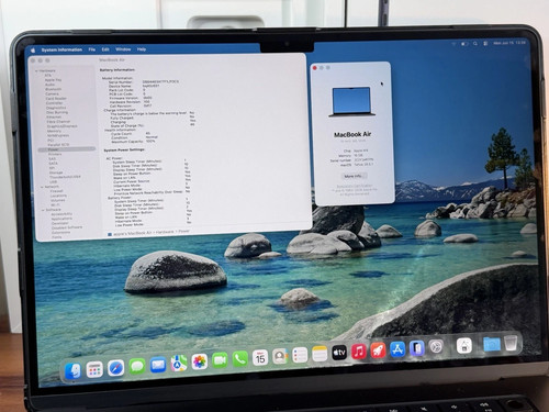 Macbook air 15inch - 15inch, sky