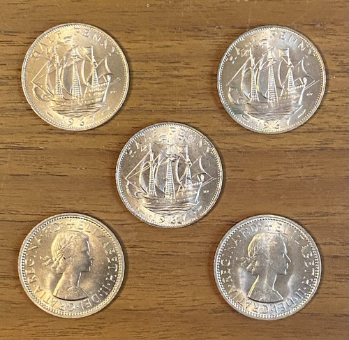 Half penny halfpenny - half, /