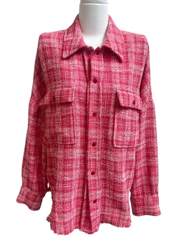 Zara red pink plaid - pink,