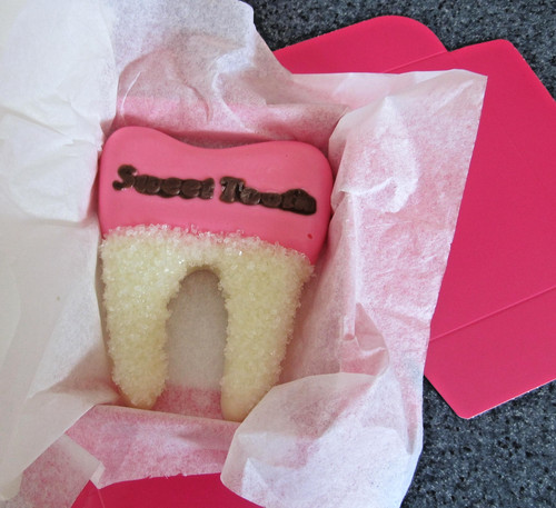 Dentist sweet tooth - tooth, chocolate