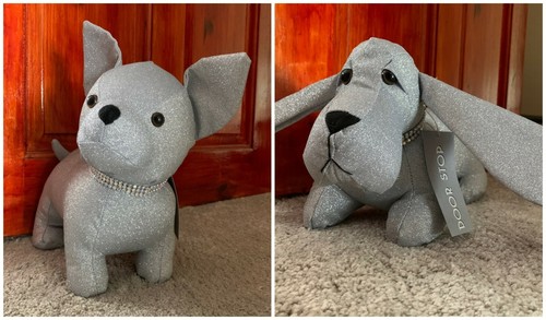 Bling silver chihuahua - silver,