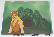 He-Man vintage animation art - original Cel & copy background