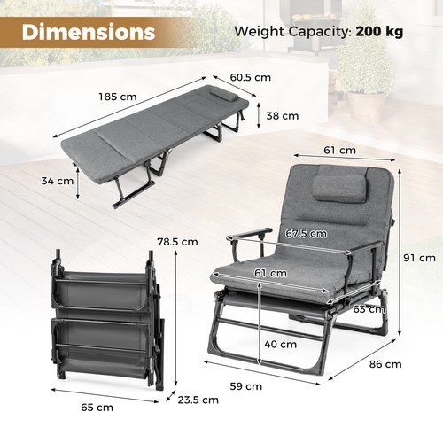 Convertible single sofa - 1,