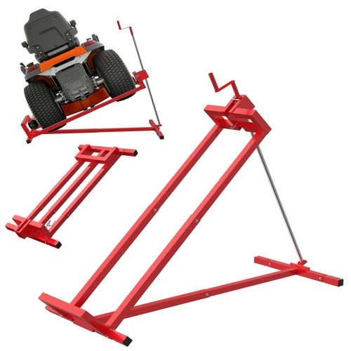 Ride lawn mower - lift, height