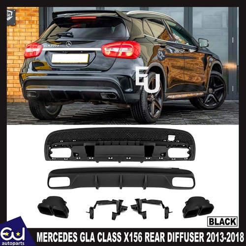 Rear diffuser quad exit - rear, bumper