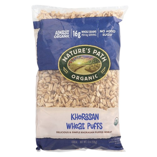 Organic khorasan wheat puffs - khorasan,
