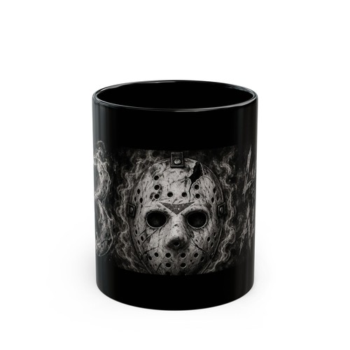 Horror jason mask black mug - jason,