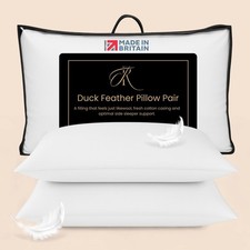 Pair Duck Feather Pillows