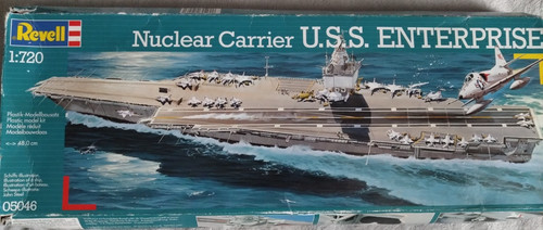 Revell model kits - model, uss