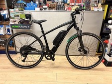 Used Electric Carrera Crossfire 17" Frame 700C Wheels Front Sus E-Bike Black