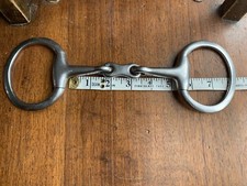 Eggbutt Double Jointed Snaffle Bit With Lozenge (13cm)