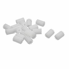 20pcs 10 Teeth 6mm Dia Plastic