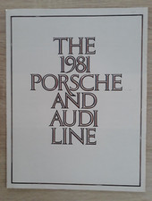 Porsche & Audi Range Brochure 1981 - 911  924  928  4000  5000