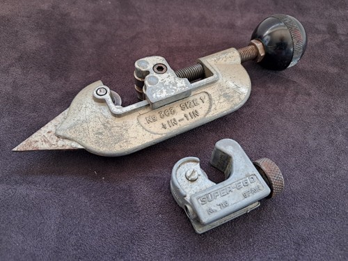 Vintage pipe cutters - pipe,