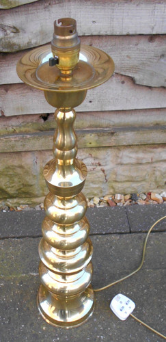 Vintage 68cm tall brass floor - 68cm,