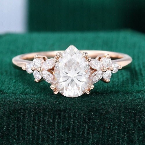 Pear cut diamond - 2.40, ct