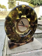 Resin And pine Cone Clock