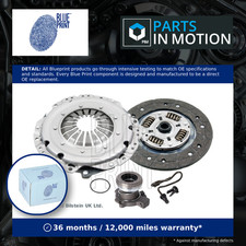 Clutch Kit 3pc (Cover+Plate+CSC) fits VAUXHALL ZAFIRA A, B 1.6 1.8 98 to 14 New