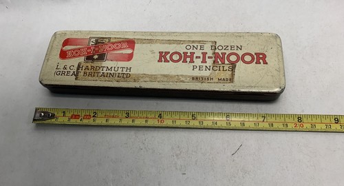 Old vintage metal box koh - vintage,