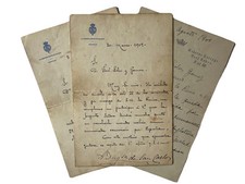 1908 Letters From Queen