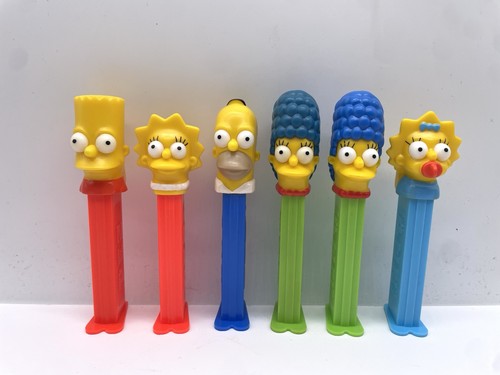 The simpsons pez dispenser set - simpsons,