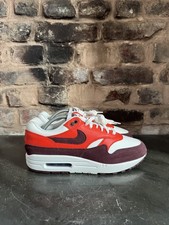 BRAND NEW 2024 NIKE AIR MAX 1 BURGUNDY CRUSH UK 9 ONE PARRA PATTA RETRO OG 