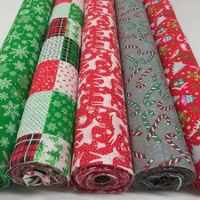 CLEARANCE Xmas Polycotton