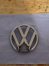 VW Emblem Badge, Chrome, 95mm