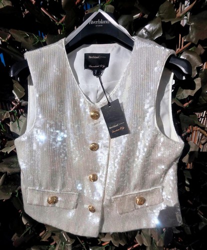 Sparkly sequin waistcoat - sparkly,