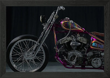 Custom Chopper Framed Wall Art